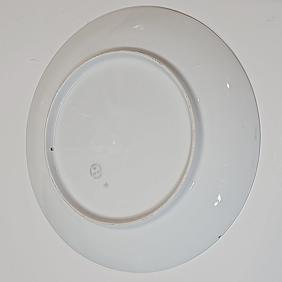 Vintage Three Crown China Germany Handpainted Ceramic Deer Elk Stag Plate - Picture 12 of 16